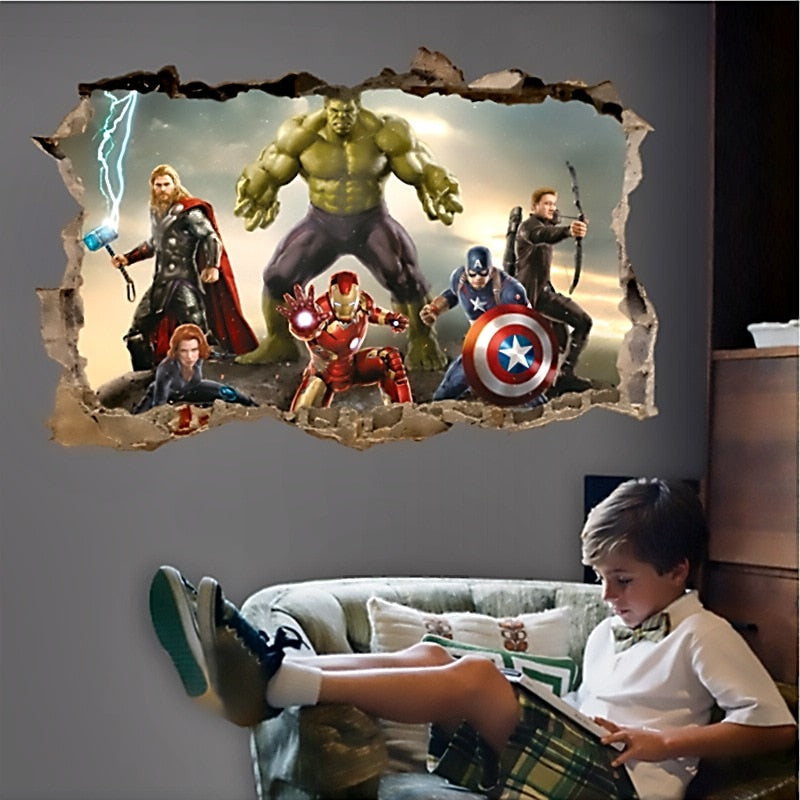 Avengers stickers store for wall